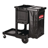 Rubbermaid® Commercial Cleaning Cart Locking Door Kit, Black (RCP1861443) Each