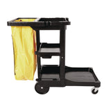 Rubbermaid® Commercial Cleaning Cart Locking Door Kit, Black (RCP1861443) Each