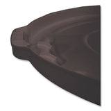 Rubbermaid® Commercial BRUTE Self-Draining Flat Top Lids for 32 gal Round BRUTE Containers, 22.25" Diameter, Black (RCP1867532EA) Each