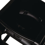 Rubbermaid® Commercial Sturdy Chair Youth Seat, Assembly Required, Black (RCP781408BLA) Each