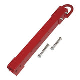 Rubbermaid® Commercial Hitch with Hardware for Towable/Trainable Tilt Trucks, Red (SGSFG1316L4RED) Each