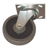 Rubbermaid® Commercial 5-Inch Swivel Caster, Gray (SGS9T15L1) Each