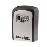Master Lock Locking Combination 5 Key Steel Box, 3 1/4w x 1 1/2d x 4 5/8h, Black/Silver (MLK5401D) Each