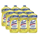LYSOL® Brand Power Clean Concentrated Multi-Surface Cleaner, Lemon and Sunflower Essence, 28 oz Pour Bottle, 9/Carton (RAC82513CT) Case of 9