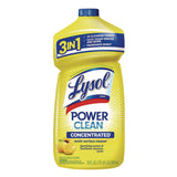 LYSOL® Brand Power Clean Concentrated Multi-Surface Cleaner, Lemon and Sunflower Essence, 28 oz Pour Bottle (RAC82513EA) Each