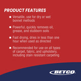 Betco FiberPRO Bonbet Carpet Shampoo, Pleasant Scent, 1 gal Bottle, 4/Carton (BET4080400) Case of 4