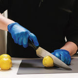 GloveWorks® by AMMEX® Industrial Vinyl Gloves, Powder-Free, 3 mil, Small, Blue, 100 Gloves/Box, 10 Boxes/Carton (AXCIVBPF42100) Case of 1000