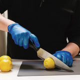 GloveWorks® by AMMEX® Industrial Vinyl Gloves, Powder-Free, 3 mil, Medium, Blue, 100 Gloves/Box, 10 Boxes/Carton (AXCIVBPF44100) Case of 1000