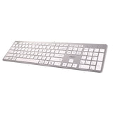 Adesso AKB-730UW Keyboard, Silver/White (ADEAKB730UW) Each