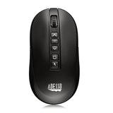 Adesso iMouse P40 Wireless Multifunctional Presenter Mouse, 2.4 GHz Frequency/100 ft Wireless Range, Left/Right, Black (ADEIMOUSEP40) Each