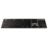 Adesso WKB-7300 Wireless Keyboard and Mouse, 2.4 GHz Frequency/30 ft Wireless Range, Gray/Black (ADEWKB7300) Each
