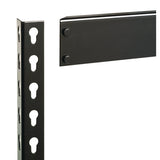 Alera® Steel Shelving with Particleboard Shelves, Five-Shelf, 36w x 18d x 72h, Steel, Black (ALESU721836P) Each