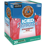The Original Donut Shop® ICED Refreshers K-Cup Pods, Strawberry, 20/Box (GMT0237) Box of 20