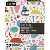 Caribou Coffee® BOU YAH K-Cup Pods, Light Roast, 22/Box (GMT6865) Box of 22