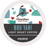 Caribou Coffee® BOU YAH K-Cup Pods, Light Roast, 22/Box (GMT6865) Box of 22