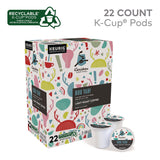 Caribou Coffee® BOU YAH K-Cup Pods, Light Roast, 22/Box (GMT6865) Box of 22