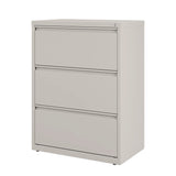 Alera® Lateral File, 3 Legal/Letter-Size File Drawers, Light Gray, 30" x 18.62" x 40.25" (ALEHLF3041LG) Each