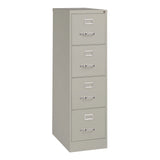 Alera® Economy Vertical File, 4 Letter-Size File Drawers, Light Gray, 15" x 25" x 52" (ALEHVF1552LG) Each