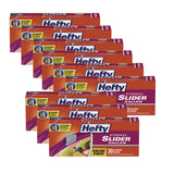 Hefty® Slider Stand and Fill Food Storage Bags, Gallon, 10.56" x 11", Clear, 30 Bags/Box, 9 Boxes/Carton (RFPR88071CT) Case of 270