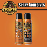 Gorilla® Contact Adhesive Ultimate, 12.2 oz Aerosol Spray, Dries Light Yellow (GOR109852) Each