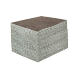 TOOLBOX® DuraSoak Universal Sorbents Medium Duty Pad, 0.26 gal, 15 x 19, 100/Carton (SLR23200) Case of 100