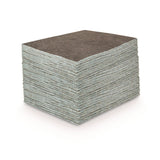 TOOLBOX® DuraSoak Universal Sorbents Medium Duty Pad, 0.26 gal, 15 x 19, 100/Carton (SLR23200) Case of 100