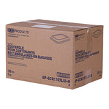 Eco-Products WorldView 100% Recycled Content Lid, 7 x 1.75, Clear, Plastic, 200/Carton (ECOEPSCRC107LIR) Case of 200
