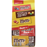 M & M's® M and M'S Milk Chocolate, Peanut and Peanut Butter Variety Pack Fun Size Chocolate Candy Assortment, 19.41 oz Bag (MNM59878) Each