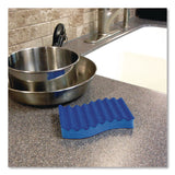 Americo® Scrubex Scrub Sponge, 5.63 x 3.38, 0.88" Thick, Blue, 40/Carton (AM7552101) Case of 40