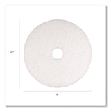 Americo® Polishing Pads, 18" Diameter, White, 5/Carton (AM7401218) Case of 5