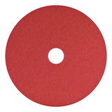 Americo® Buffing Pads, 12" Diameter, Red, 5/Carton (AM7404412) Case of 5