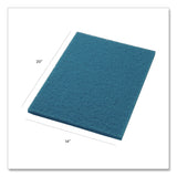 Americo® Blue Cleaner Pad, 14 x 20, Blue, 5/Carton (AM740041420) Case of 5
