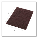 Americo® Dominator Strip Pad, 14 x 20, Burgundy, 5/Carton (AM743051420) Case of 5