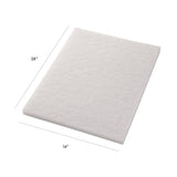 Americo® White Pad Driver, 14 x 28, 10/Carton (AMF42131428) Case of 10
