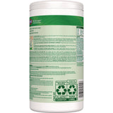 Clorox® EcoClean Disinfecting Wipes, 1-Ply, 8 x 7, Unscented, White, 6/Carton (CLO60605CT) Case of 6