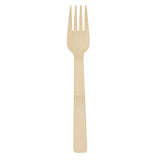 Dixie® Bamboo Cutlery, Fork, Light Golden, 100/Pack, 10 Packs/Carton (DXEANFBAM) Case of 1000