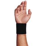 Ergodyne ProFlex 405 Enhanced Fit Wrist Wrap Support, One Size Fits Most, Fits Left Hand/Right Hand, Black (EGO72104) Each