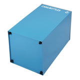 Alpine Industries 29 Gallon Trash/Recycling Cans, Steel, Blue Cans/Bottles Recycling Can with Mixed Lid (ALH4450KITBLUMC) Each