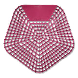 Boardwalk® Anti-Splash Urinal Screen, Apple Cinnamon Scent, Red, 0.11 oz, 10/Box (BWK1007) Case of 10