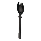 Dixie® SmartStock Tri-Tower Dispensing System Cutlery, Sporks, Mediumweight, Plastic, Black, 40/Cartridge, 24 Cartridges/Carton (DXEDUSSPR5) Case of 960