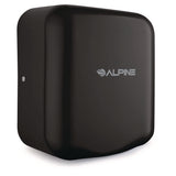 Alpine Industries Hemlock Commercial Automatic 120V Hand Dryer, 6.69 x 11.41 x 12.31, Stainless Steel, Black (ALHALP40010BLA) Each
