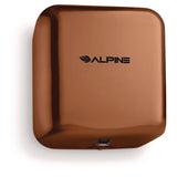 Alpine Industries Hemlock Commercial Automatic 120V Hand Dryer, 6.68 x 11.41 x 12.31, Stainless Steel, Copper (ALHALP40010COP) Each