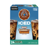 The Original Donut Shop® Iced Duos Cookies + Caramel Iced Coffee K-Cup Pods, 24/Box (GMT5000373021) Box of 24
