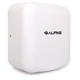 Alpine Industries Hemlock Commercial 220V Automatic Hand Dryer, 6.68 x 11.41 x 12.31, Stainless Steel, White (ALHALP40020WHI) Each