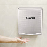 Alpine Industries Willow Commercial 120V Automatic Hand Dryer, 3.93 x 11.25 x 12.63, Stainless Steel, Silver (ALHALP40510SSB) Each