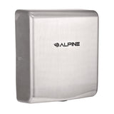 Alpine Industries Willow Commercial 120V Automatic Hand Dryer, 3.93 x 11.25 x 12.63, Stainless Steel, Silver (ALHALP40510SSB) Each
