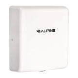 Alpine Industries Willow Commercial 120V Automatic Hand Dryer, 3.93 x 11.25 x 12.63, Stainless Steel, White (ALHALP40510WHI) Each