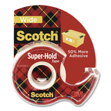 Scotch® Super-Hold Wide Invisible Tape, 1.5" x 18 yds, Crystal Clear (MMM198W) Each