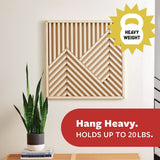 Command™ Picture Hanging Strips, X-Large, Removable, Holds up to 20 lbs per 4 Pairs, 16 Strip Pairs/Pack (MMM17217BLK16NA) Pack of 16