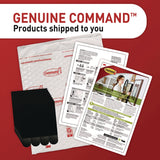 Command™ Picture Hanging Strips, X-Large, Removable, Holds up to 20 lbs per 4 Pairs, 16 Strip Pairs/Pack (MMM17217BLK16NA) Pack of 16